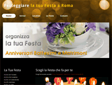 Tablet Screenshot of festeggiare.net